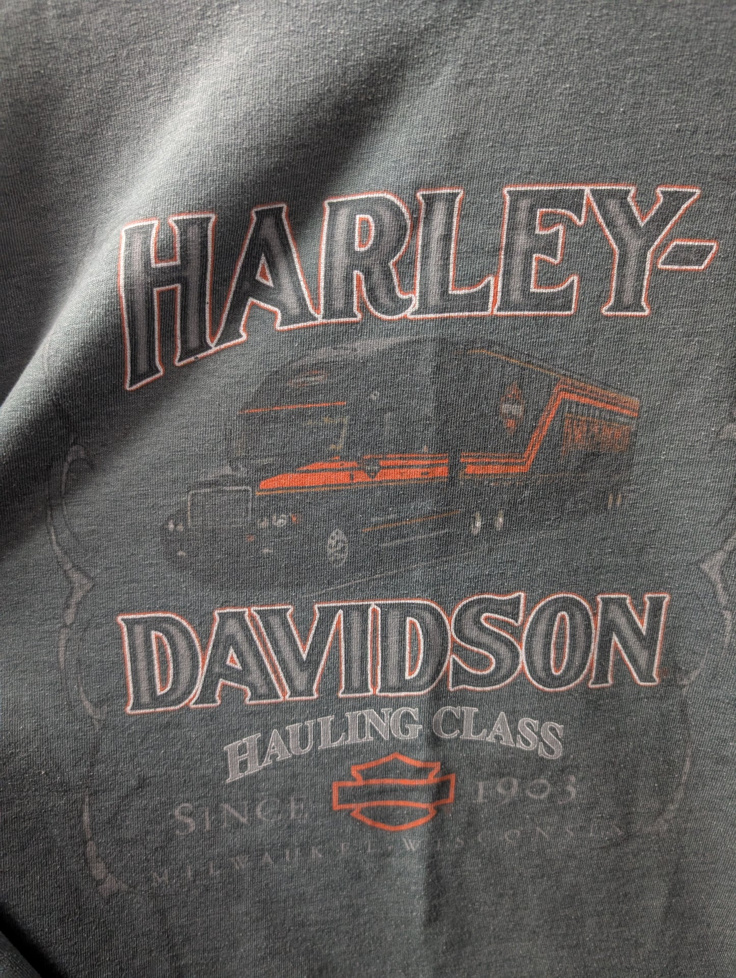 Harley Davidson trucker T-shirt